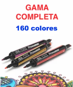 Rotuladores Promarker 160 colores