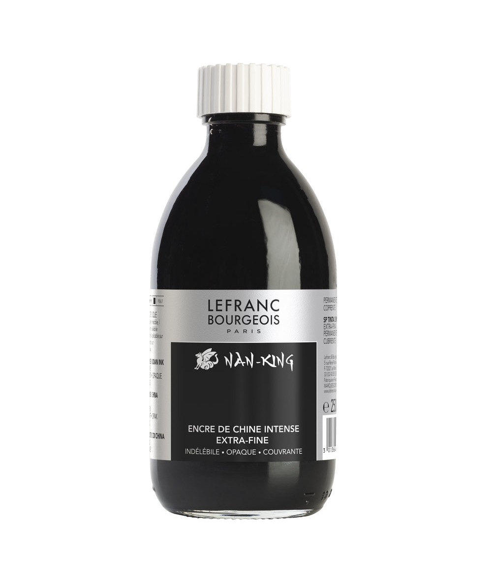 Tinta china Lefranc Bourgeois negro 250 ml