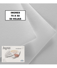 Papel Ingres paquete de 50 hojas