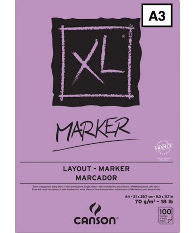 XL Marker A3 Canson papel rotuladores