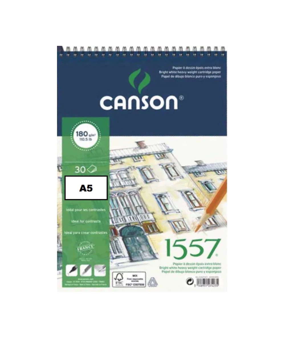 Album Canson 1557 180 grs DIN5