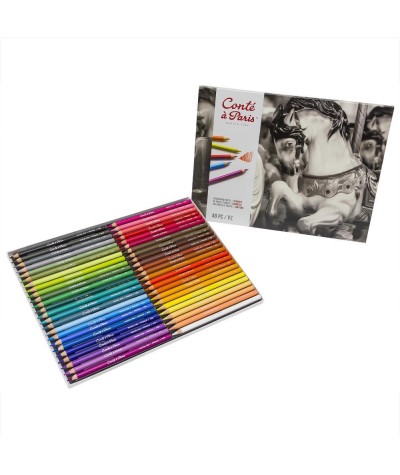 Caja lápices Conté 48 colores