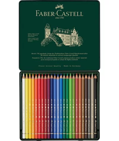 Caja 24 lápices Faber Polychromos