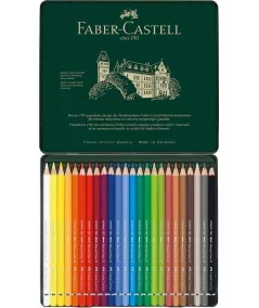 Caja 24 lápices Faber acuarelables