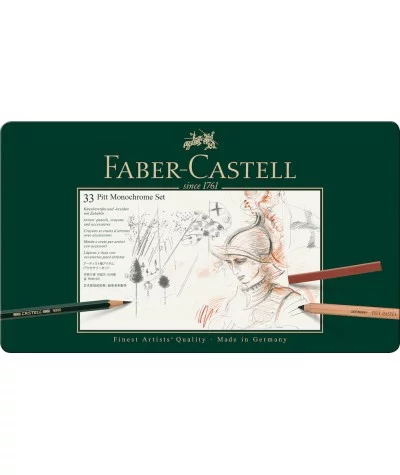 Caja Faber carboncillos y lápices
