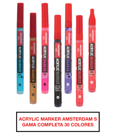 Gama rotulador acrilico Amsterdam