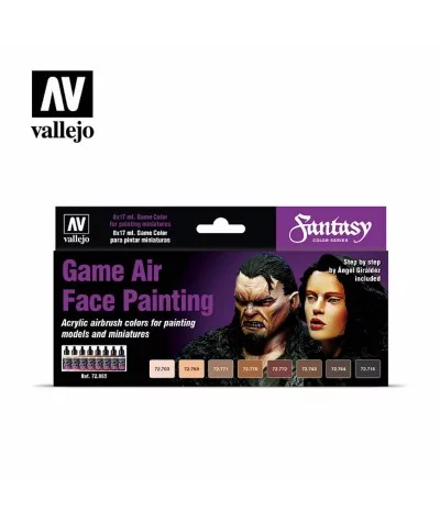 Game Air face painting Vallejo
