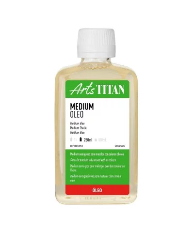 Medium para óleo Titan 250 ml.