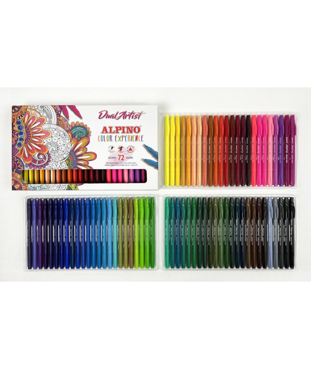 Alpino Color Experience 24 Fineliner Marker – Feine 0,4 Mm Spitze, Für Präzises Zeichnen & Schreiben
