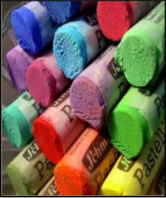 Pastel suave suelto